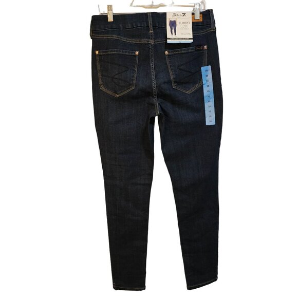 NWT Seven7 Woman's Size 10 Denim Jeans McKay Tummy Less High Rise Skinny NEW - Picture 3 of 9